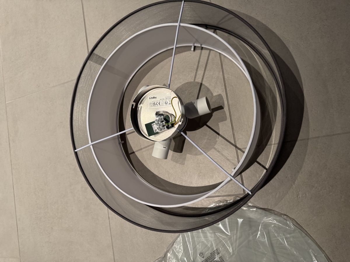 Lampadari & plafoniere: Moderne Deckenlampe Lindby 3-flammig Grau – Nuovo (secondo la descrizione) da Härkingen venduto da ana.bb