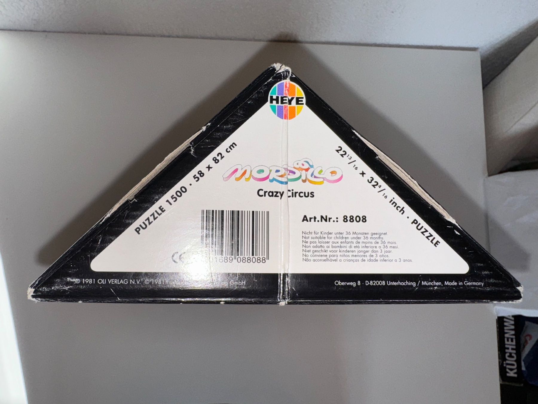 Heye Puzzle: Heye Mordillo Crazy Circus 1500 Teile 1981 – Usato da Grosswangen venduto da Second_hand_paradise 4