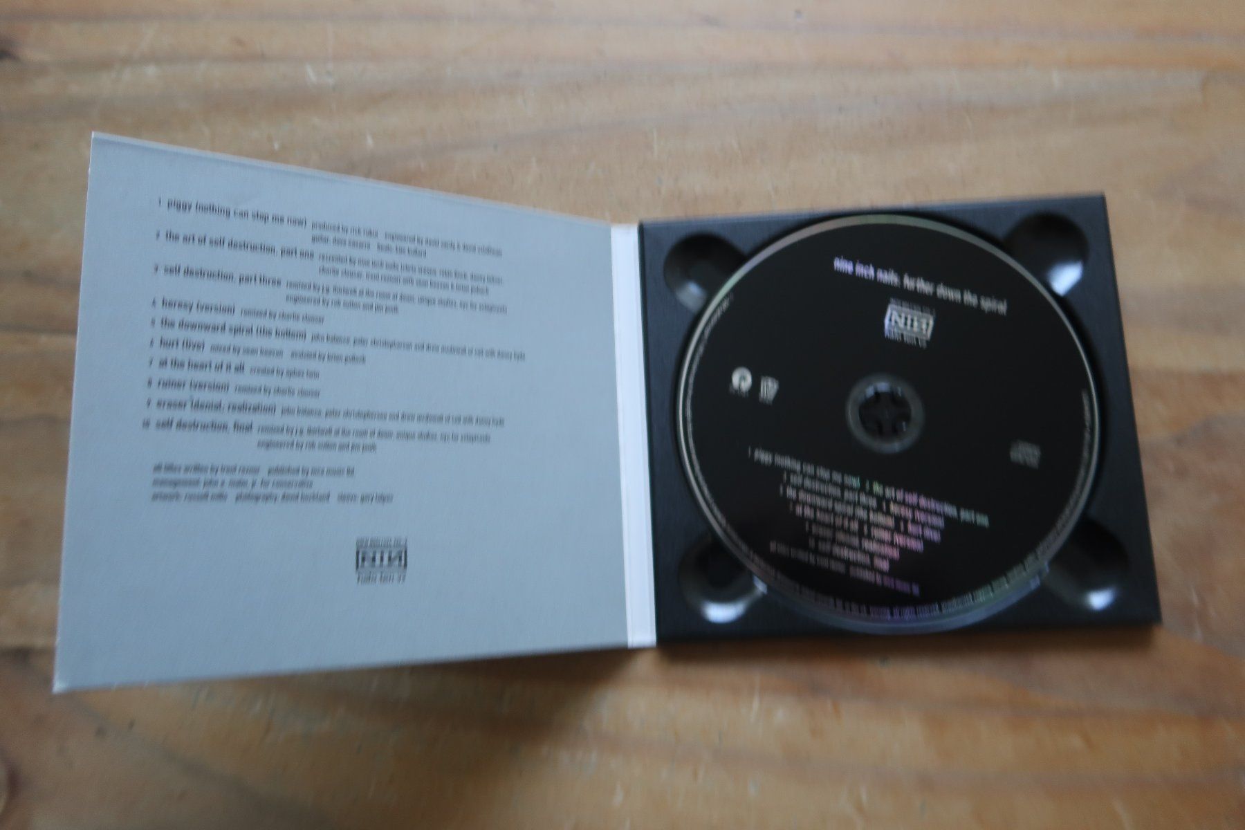 CD: NINE INCH NAILS - FURTHER DOWN THE SPIRAL  - CD – Usato da Basel venduto da Patiscat 3