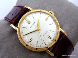 ROLEX PRECISION 18K VINTAGE 1966 HANDAUFZUG REF. 9025 HERREN