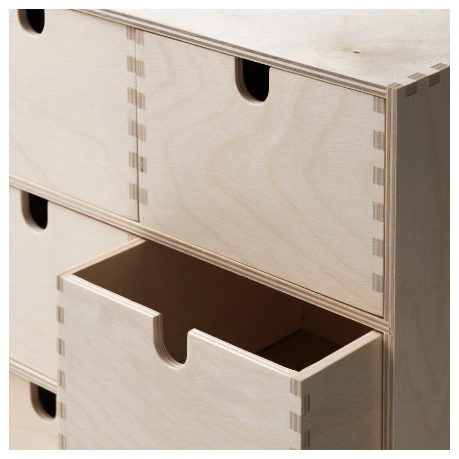 Ikea Commodes: IKEA - 2x MOPPE Mini-commode contreplaqué de bouleau - NEUF – Neuf avec emballage d'origine à Genève par PoissonBlue 4