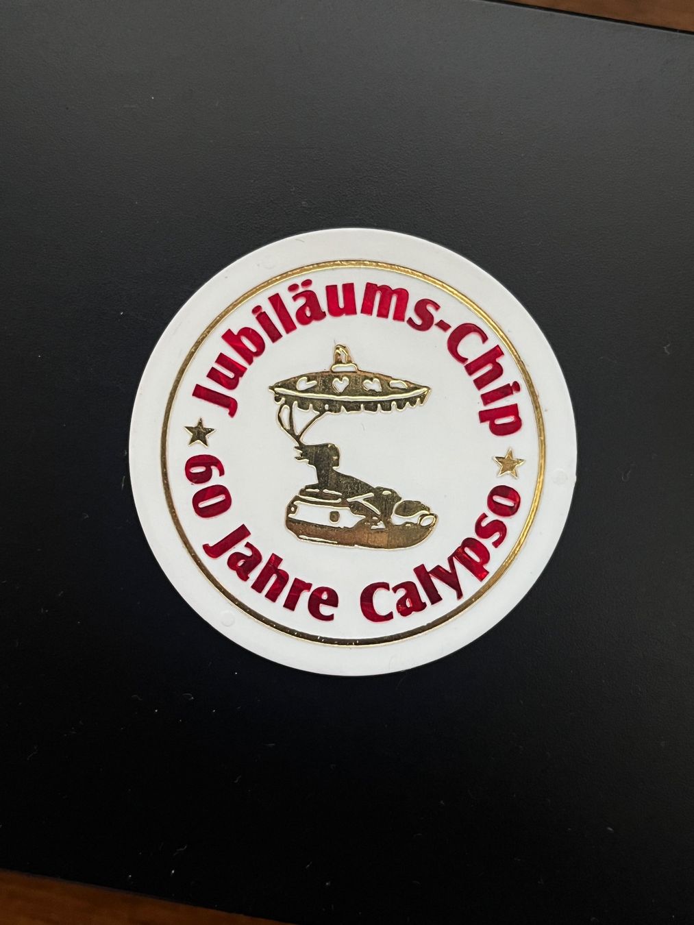 Dischi in vinile: Calypso Jubiläums-Chip Rarität – Nuovo (secondo la descrizione) da Basel venduto da morser58