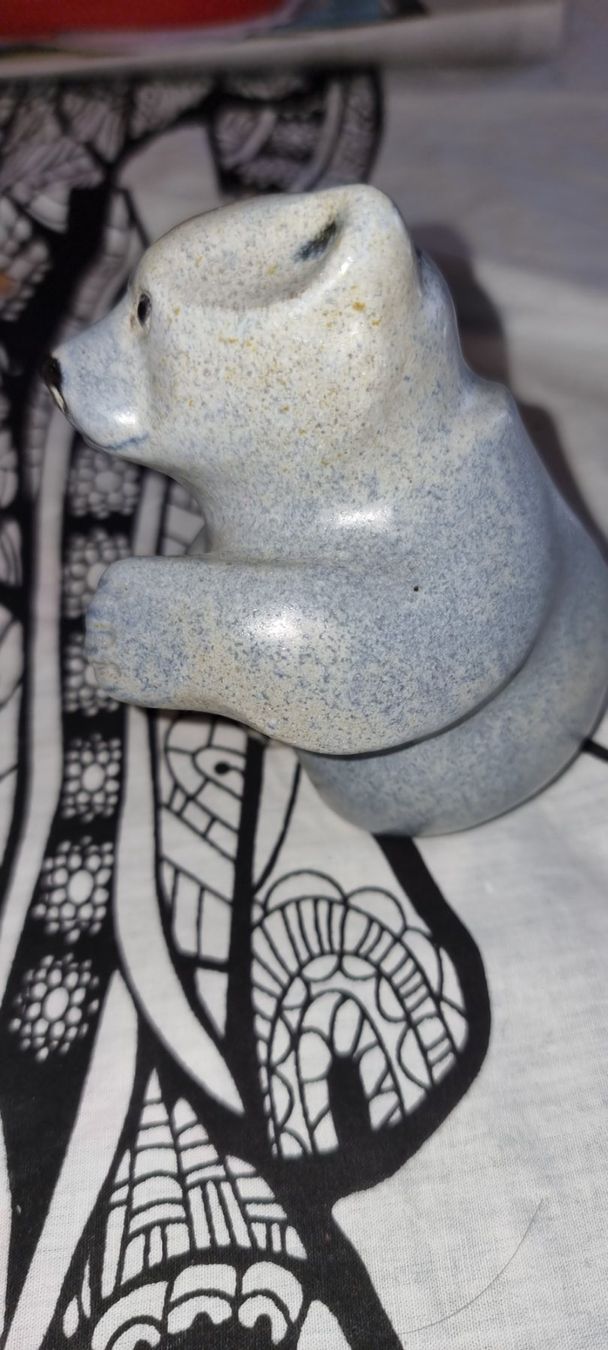 Figuren: Nittsjö Thomas Hellström Polarbär Keramik Figur – Gebraucht aus Zürich von Daniela51 2