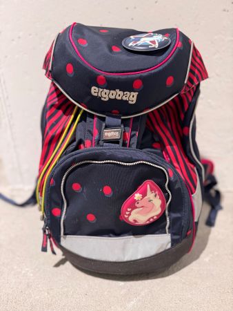 Ergobag Schulrucksack Mädchen Einhorn, guter Zustand