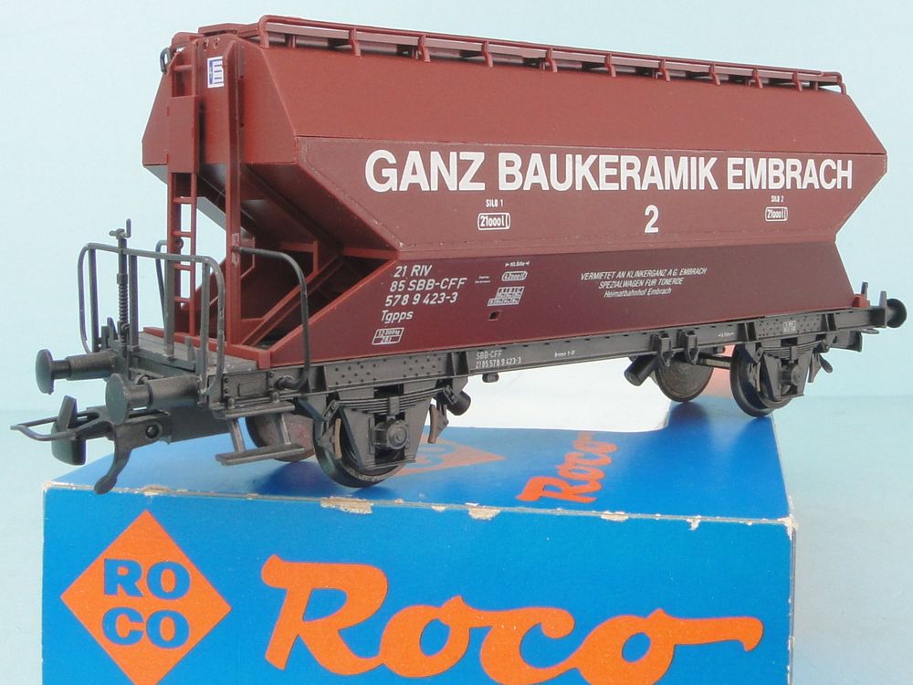 Roco 44314A Ganz Baukeramik Embrach / SBB Spezialwagen (Gebraucht) in ...