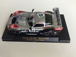 Marcos LM 600 "Belcar 2000" silber von Fly Slot car  1/32