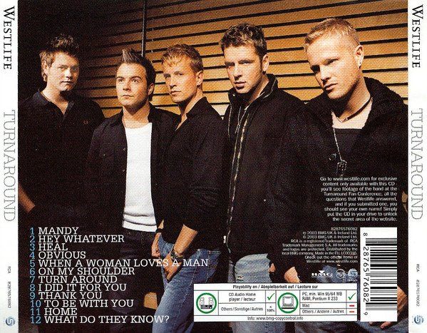 CD: Westlife  Turnaround F9 – Usato da Sessa venduto da fraenklishop 1
