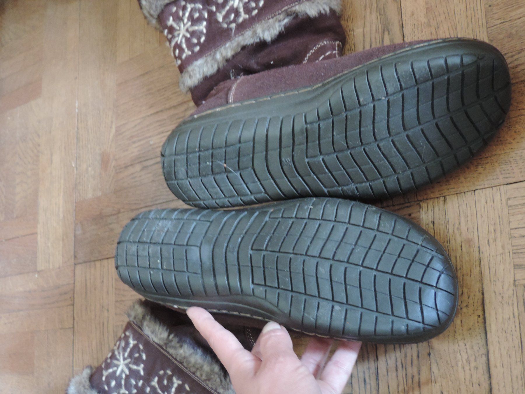 Damenschuhe: bottes fourrées brunes – Neu (gemäss Beschreibung) aus Genève von Axelle333 2