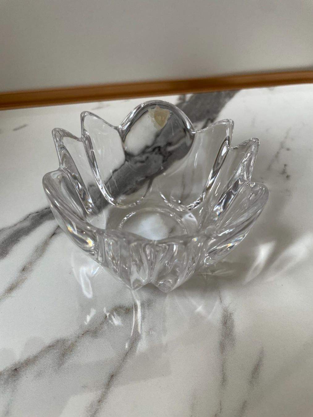 Portacandele: Orrefors Suède - Beau bougeoir de Lars Hellsten - Cristal – Usato da Cologny venduto da VintageFlamingo 1