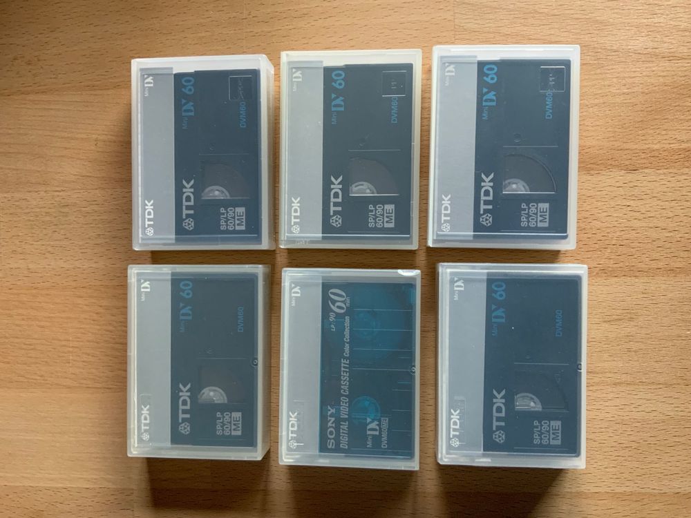 6 Stück MiniDV Kassetten für Mini DV Camcorder Kaufen auf Ricardo