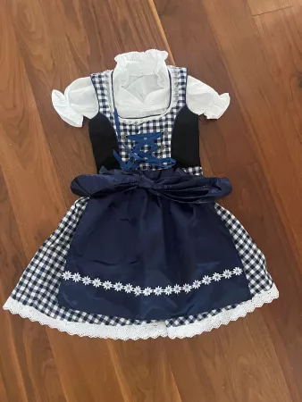 Dirndl Mädchen Gr. 128