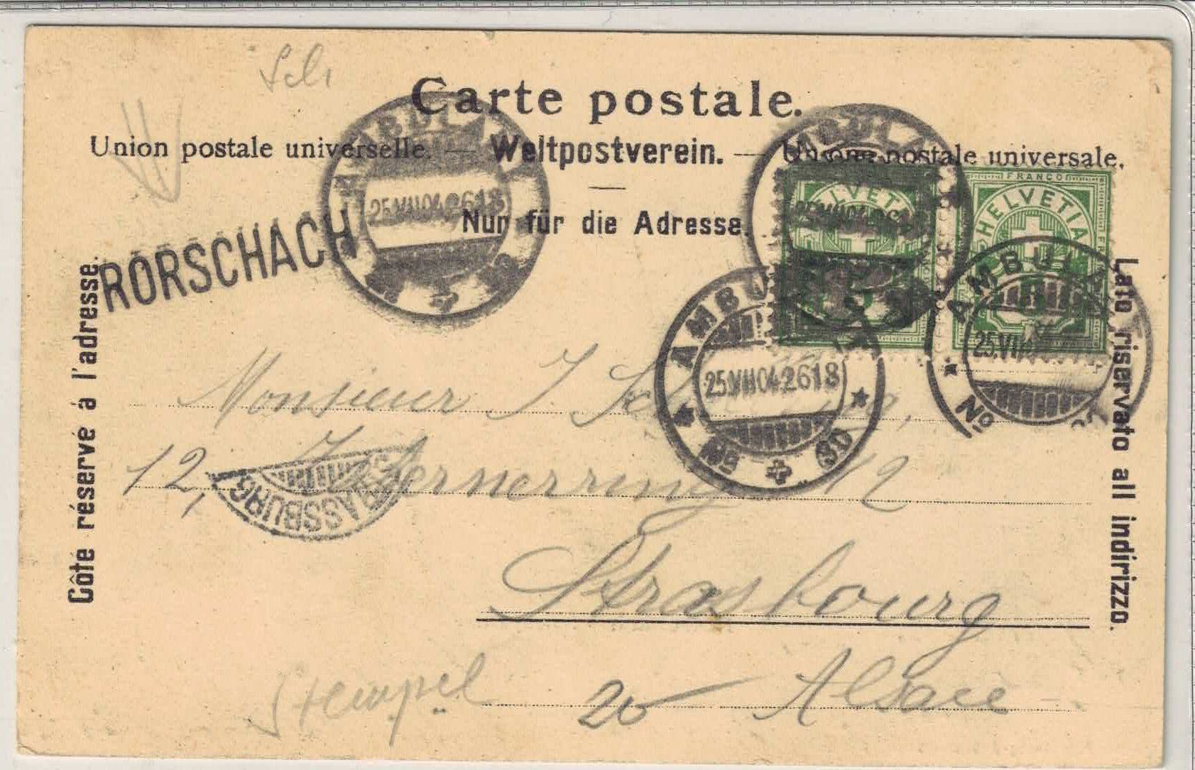 Cartoline postali: Rorschach - Hafenpartie – Usato da Ettingen venduto da Kartenplanet 1