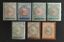 Persien/Iran 1909, Coat of Arms, LoT ungestempelt