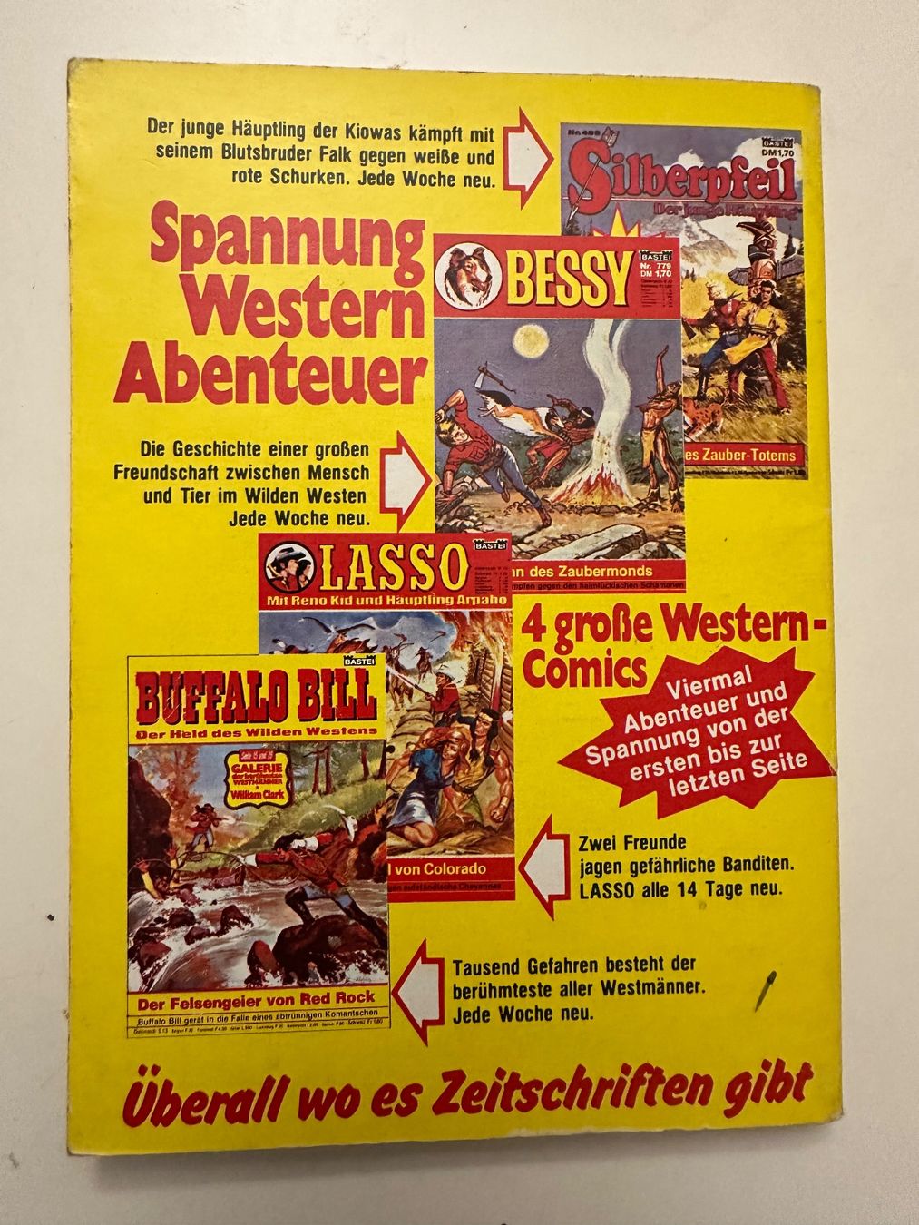 Fumetti: BUFFALO BILL TASCHENBUCH NR.4 - BASTEI – Usato da Münsingen venduto da Ganjam 2