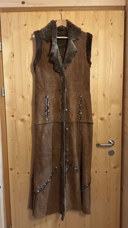 Full length Vintage Shearling Vest 38