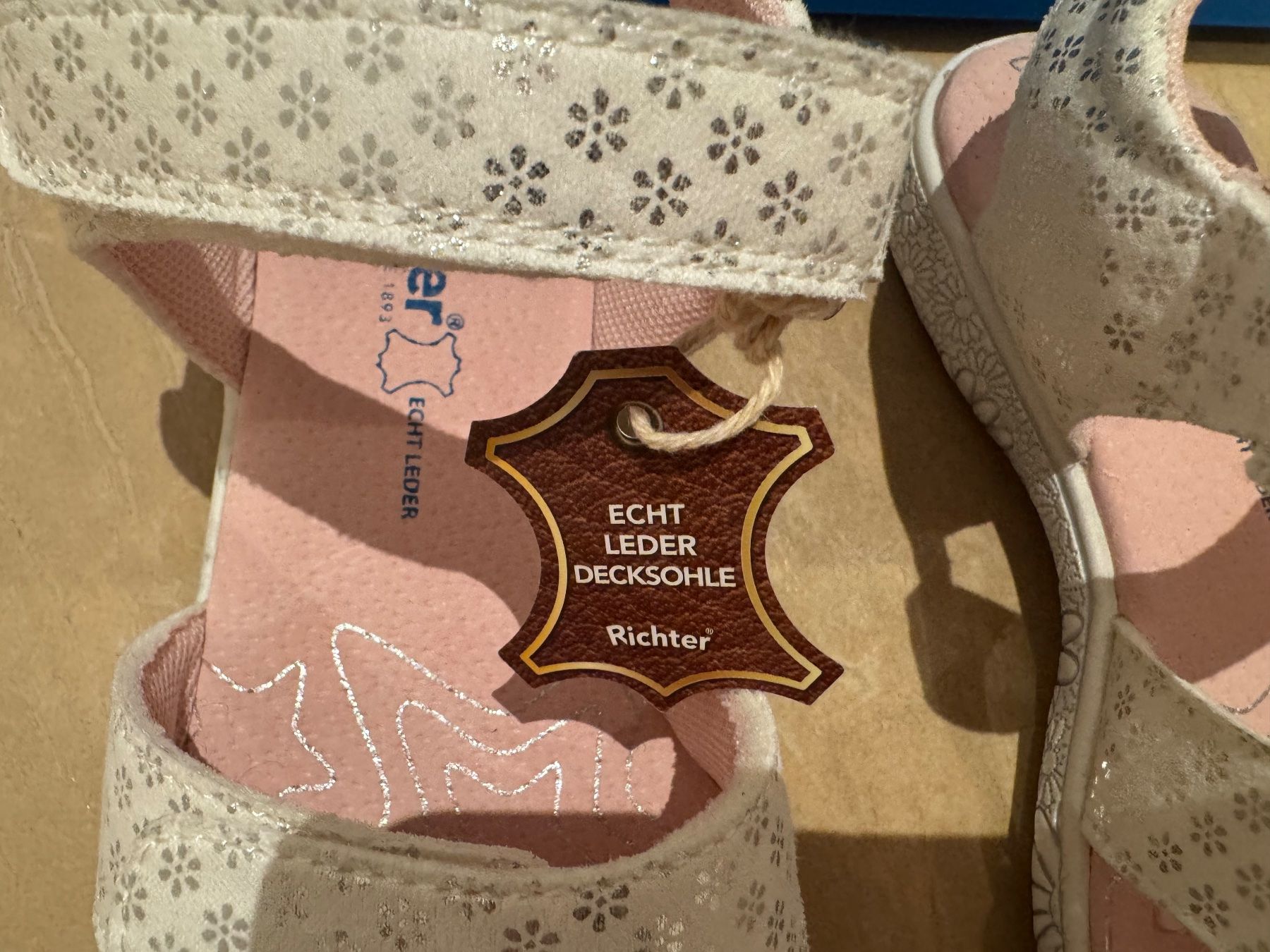 Scarpe per ragazze: Richter neue Ledersandalen, 33 – Nuovo e nell'imballaggio originale da Klingnau venduto da Markus14 4
