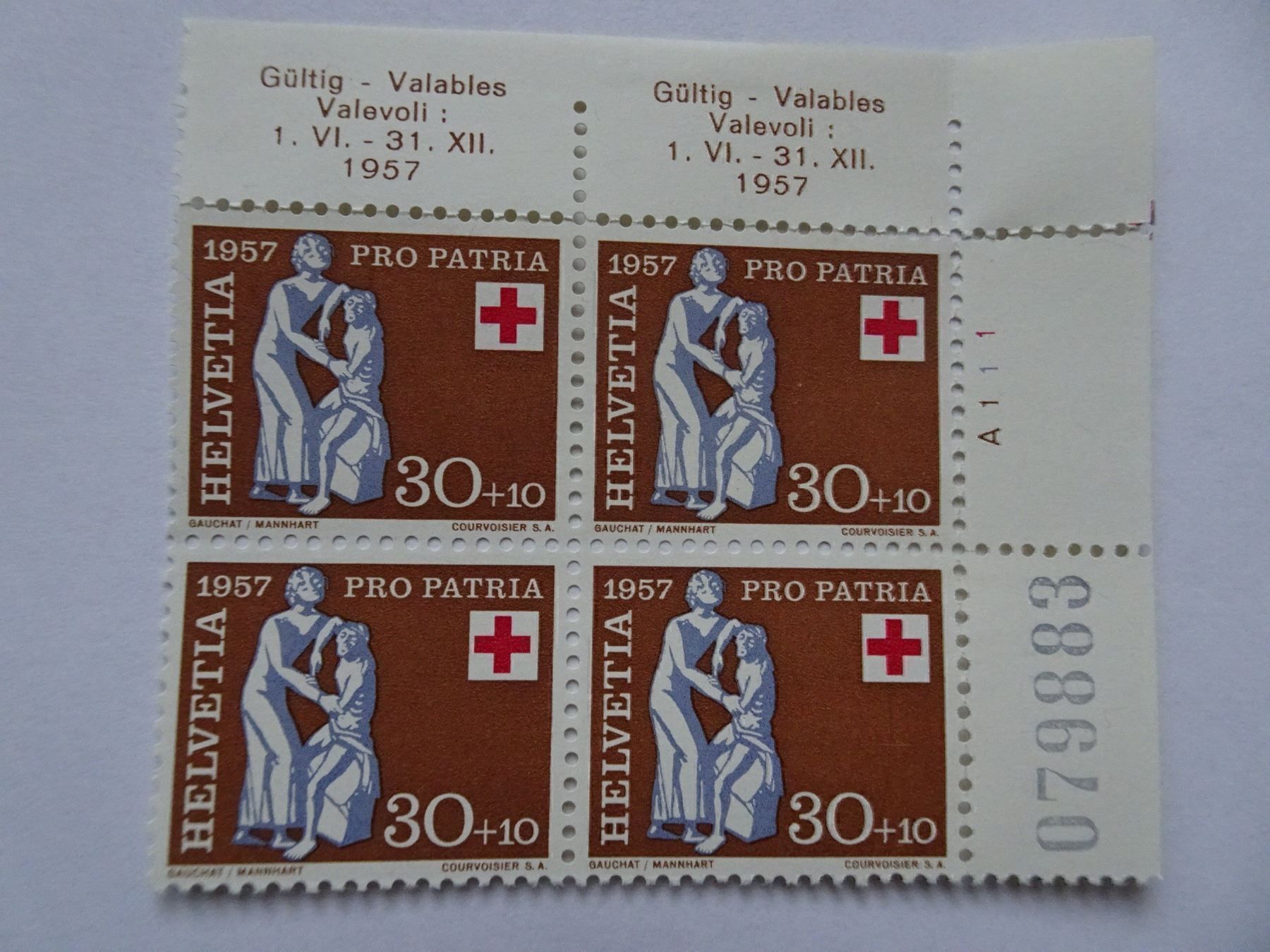 Tutti i francobolli: PP 1957** – Nuovo (secondo la descrizione) da Aadorf venduto da Chnorli-Furz 5