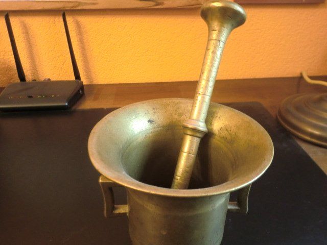 Sonstiges für das Kochen & Backen: Messingmörser – Gebraucht aus Läufelfingen von Alaskafroegi 3