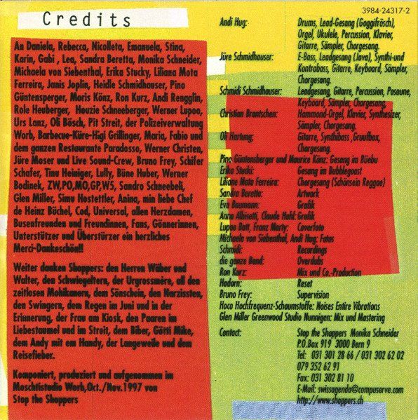 CD: Stop The Shoppers – Java - Vergriffen! – Usato da Brittnau venduto da Zibu 2