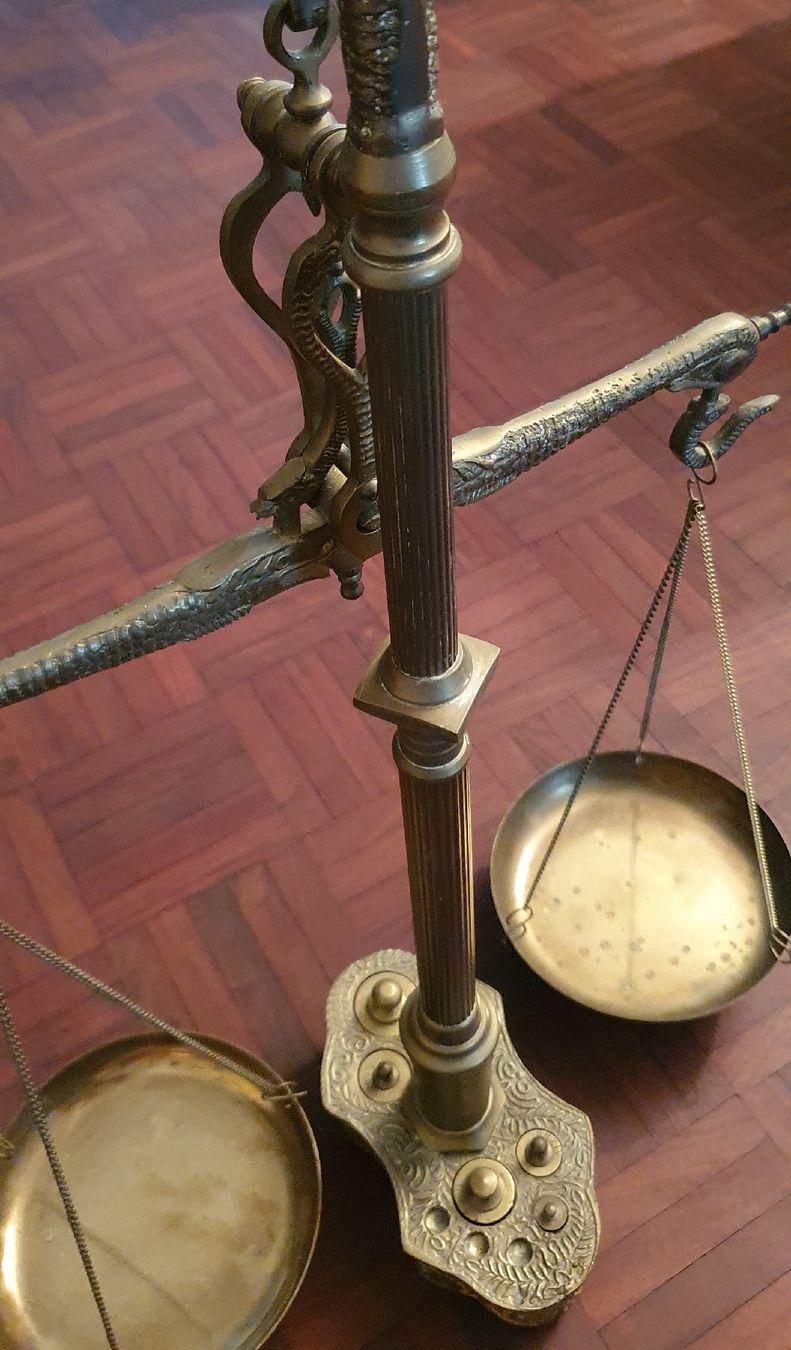 Bilance e pesi: Antike Messing Waage – Usato da Kreuzlingen venduto da Rschweiz1 8