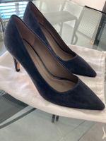 Neue Pumps von „Paulo Brandao“ in Wildleder Dunkelblau