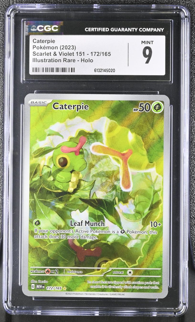 Pokémon Carte collezionabili: Caterpie - Scarlet & Violet 151 - 172/165 – Nuovo (secondo la descrizione) da Buochs venduto da BitKaizer