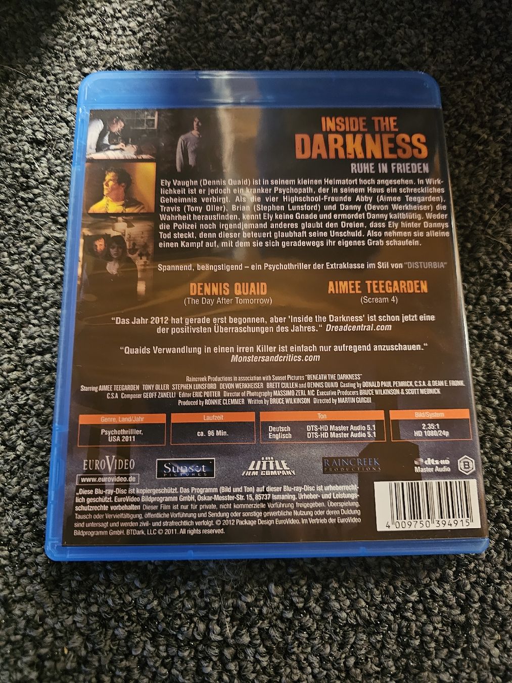 Alle DVDs: Blu-Ray: Inside the Darkness – Gebraucht aus Ruswil von jan_bxl5 1