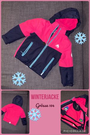 Winterjacke für Mädchen, Grösse 104, Top Zustand!