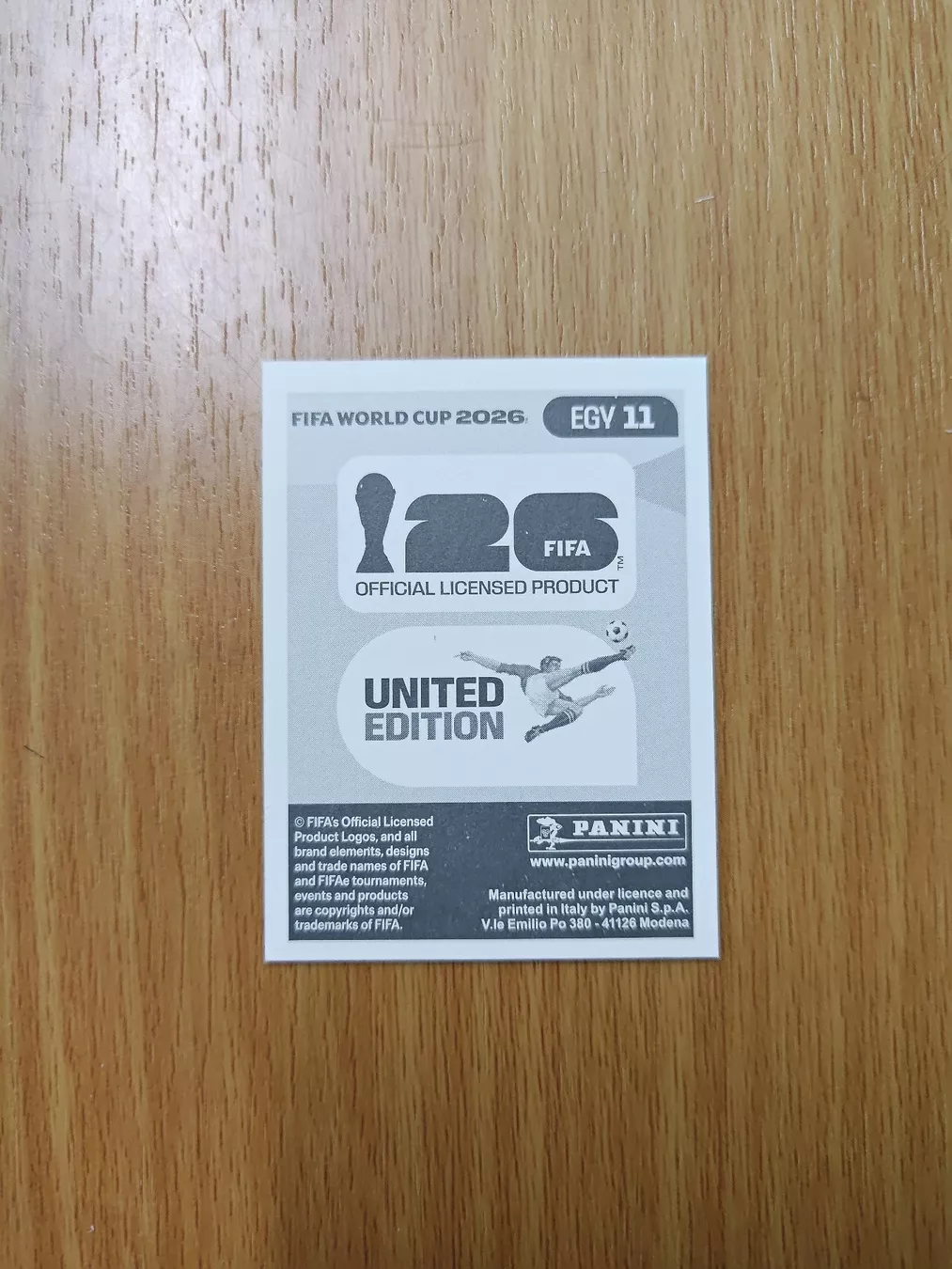 Panini Carte collezionabili: Panini WM 2026 Sticker - EGY 11 – Usato da Hochdorf venduto da all_u_want 1