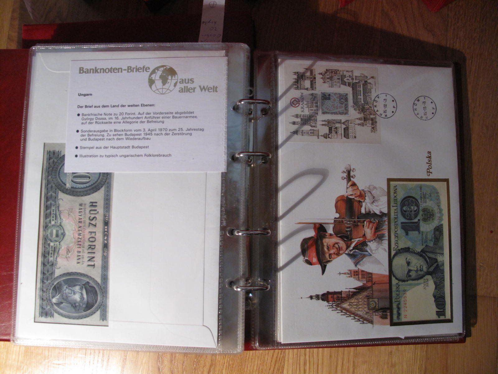 Philswiss Alben: Banknotenbriefe Welt Grossformat 6 Alben – Gebraucht aus Wil SG von fva01 3