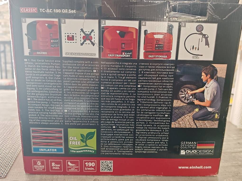 Compresseurs: Einhell Kompressor TC AC 190 Set – D'occasion à Roggwil TG par Much58 1