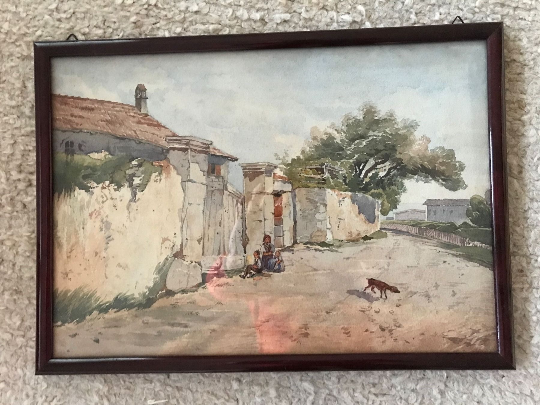 Gemälde: Aquarell von Ferd. Siegwart – Gebraucht aus Bern von Vineb