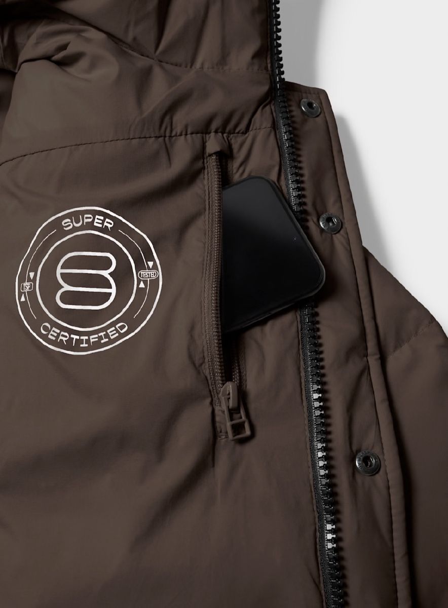 Aritzia Giacche: Aritzia Super One Puff Shorty brown puffer jacket size S – Usato da Genève venduto da toandfrom 4