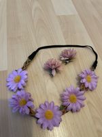Blumenkranz lila, Sommer-Haarschmuck für Festivals & Partys,