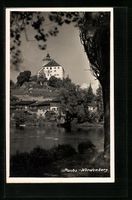 Buchs, Blick vom Ufer auf den Werdenberg