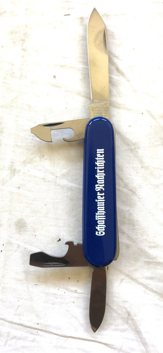 Victorinox Taschenmesser: Schweizer Sackmesser / Werbemesser "SHN" - Victorinox – Gebraucht aus Schaffhausen von durruti 1
