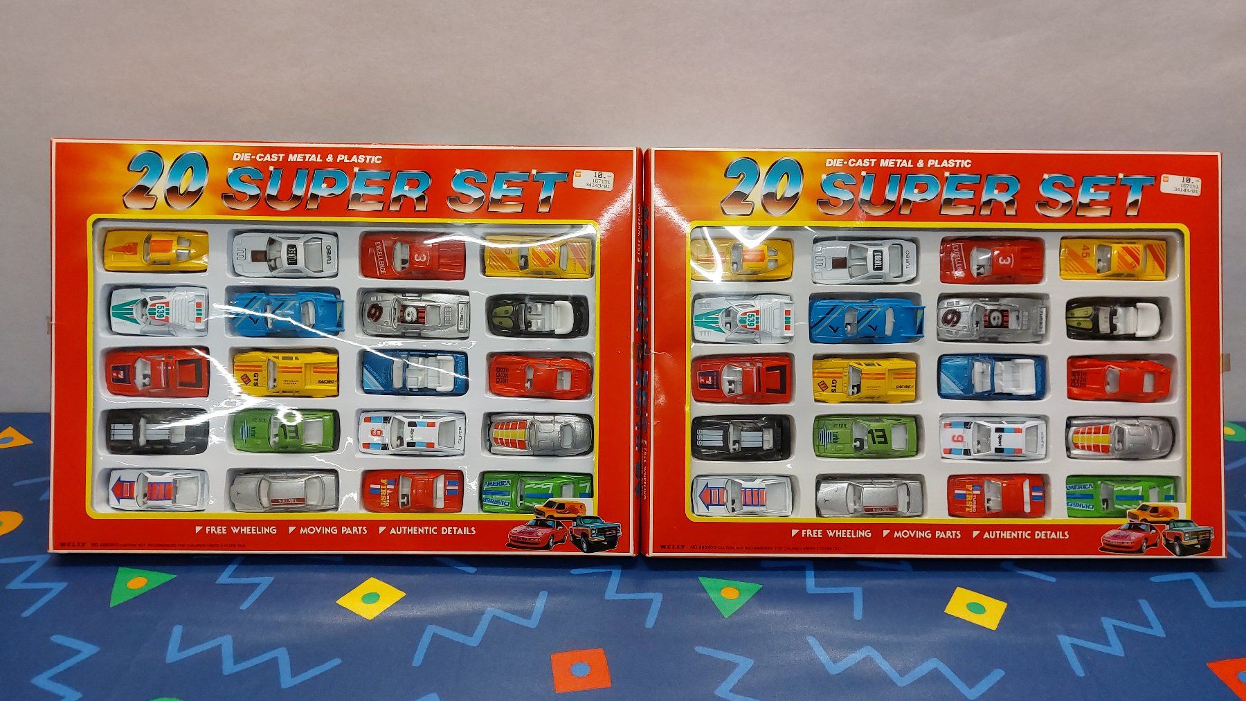 Welly Modellautos: 2x das 20 SUPER SET von WELLY – Neu (gemäss Beschreibung) aus Dornach von Lok-Service-56