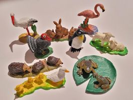 9 tiere figuren vom Bully Made in Western Germany