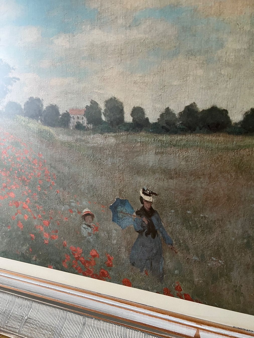 Dipinti: Mohnfeld Gemälde, Aquarell, Kopie Monet – Usato da Zufikon venduto da minuue 1