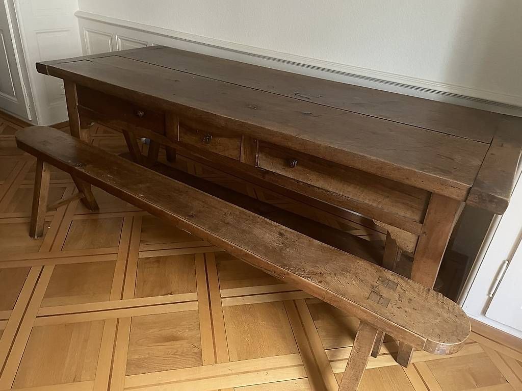 Tische: Table en chêne ancien – Gebraucht aus Compesières von mlle_steph