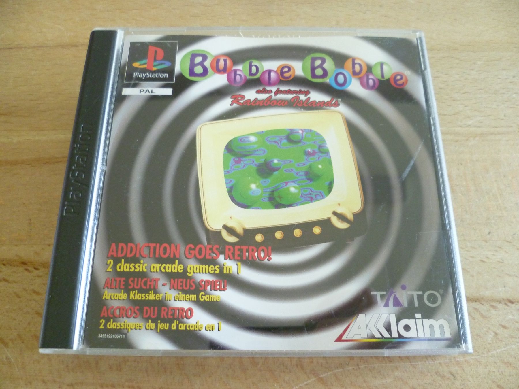 Sony Giochi: Bubble Bobble Also Featuring: Rainbow Islands - Sony PS1 – Usato da Thalwil venduto da ranx
