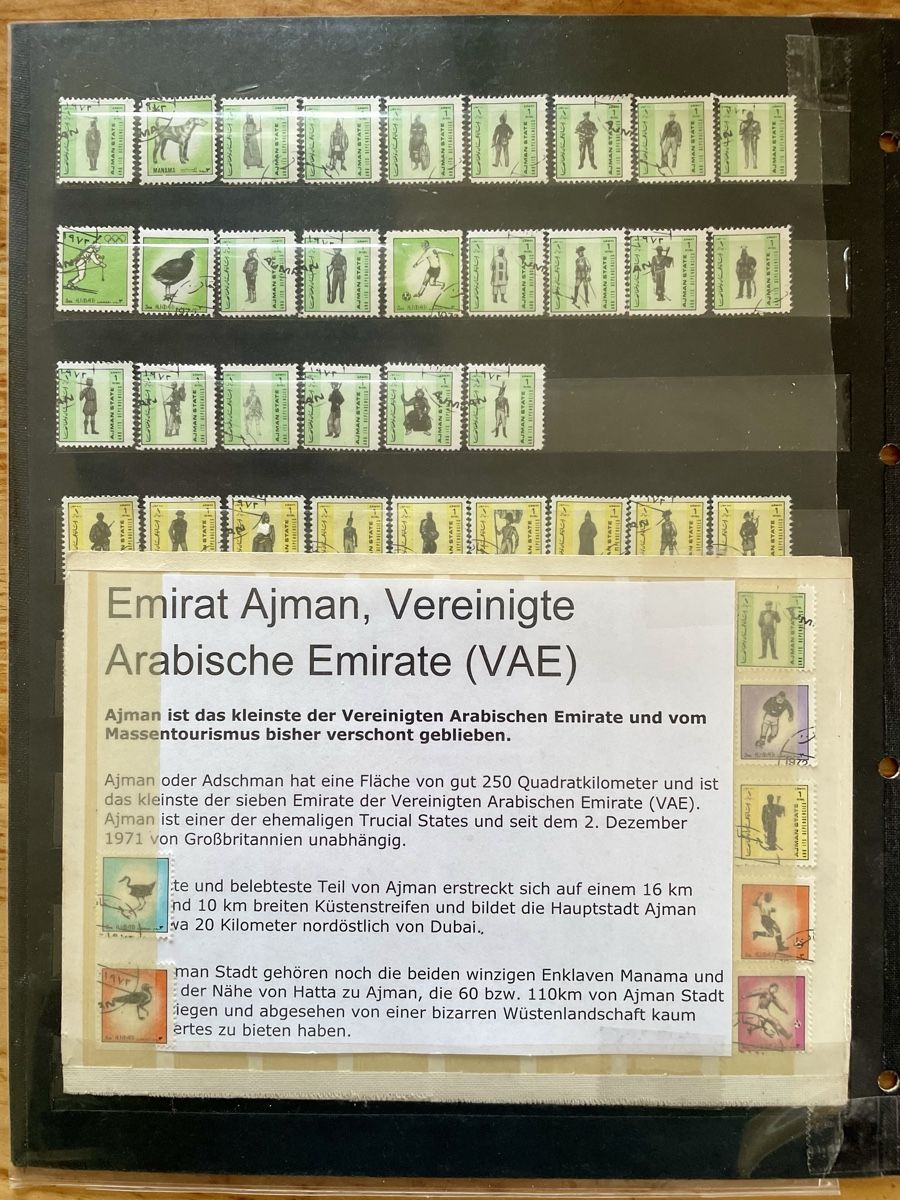 Tutti i francobolli: Arabische Halbinsel, Sammlung siehe Abbildungen – Usato da Rorschach venduto da Ziltenera