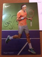 Signed Roger Federer Autograph Card with Envelope