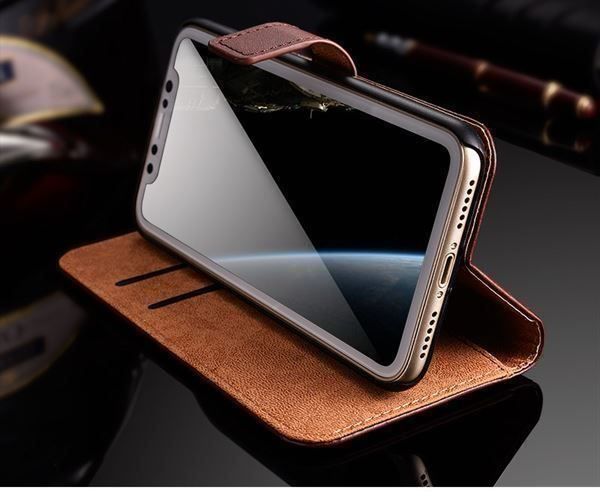 Cover & Protezioni schermo: LUXUS iPhone Xs / X Leder Cover Case – Nuovo e nell'imballaggio originale da Zürich venduto da Store-247 1