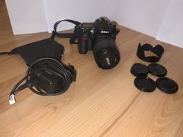 Nikon D7000 inkl Objektiv und Zubehör