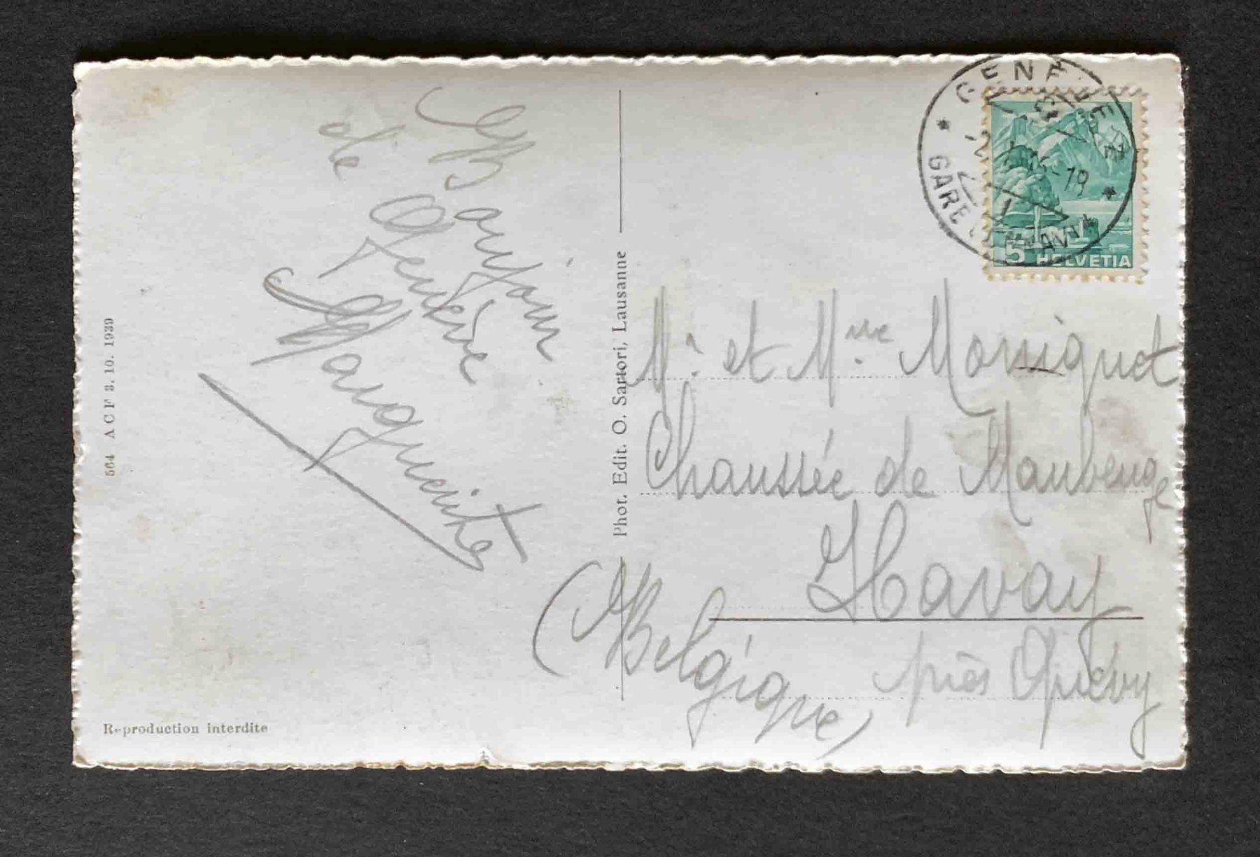 Cartoline postali: AK Geneve – Usato da Goldau venduto da artelier1 1