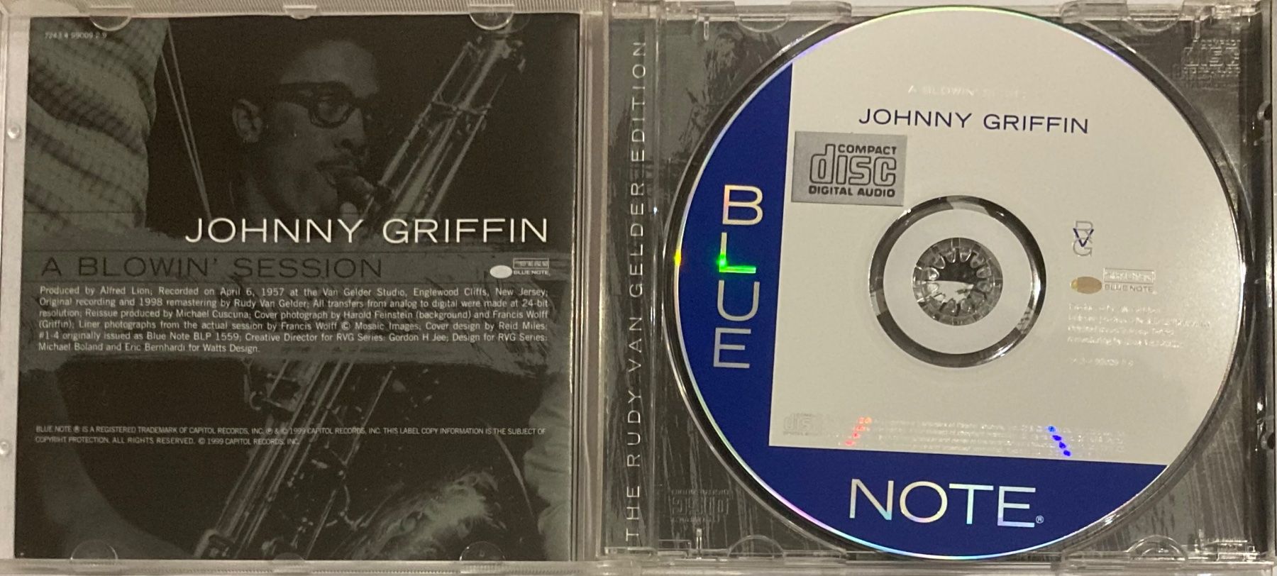 CDs: JOHNNY GRIFFIN - A BLOWIN' SESSION – Gebraucht aus Poliez-Pittet von Newtown-Records 2