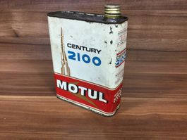 Alte Motul Century 2100 Öl Blechdose Sammlerstück