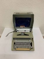 Vintage Mid Century Hermes Media 3 Schreibmaschine + Koffer