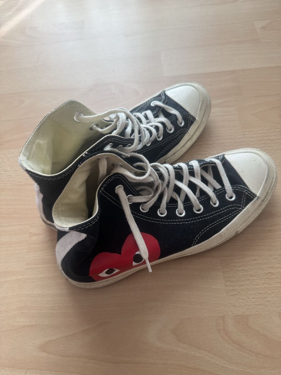 Converse Scarpe da uomo: Comme des Garçons x Converse Chuck Taylor Gr.43 – Usato da Winterthur venduto da Ryolu